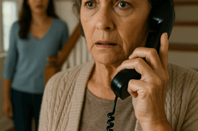 The footsteps grew louder behind me. It wasn’t the woman from the living room; it was the real sister-in-law, who had escaped the plane, and she had come back to expose my son and his plot to steal the inheritance.