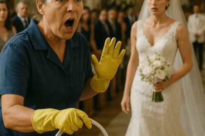 The Cleaning Lady Who Stopped a Wedding: The Day Truth Echoed Through the Church of Santa Clara