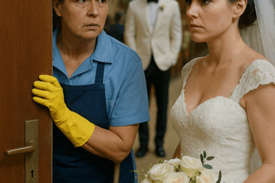 The cleaning lady stopped the wedding, silencing the entire church. She pointed at the groom and revealed she had just cleaned the apartment he shared with the other woman, who was currently pregnant with his child.