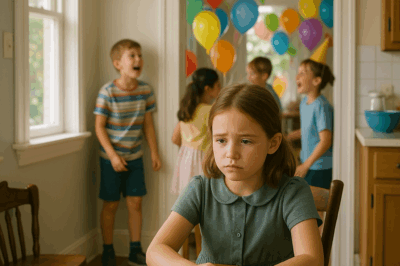 My 8-year-old was made to spend the kids party in the KITCHEN because her dress wasn’t nice enough… CH2