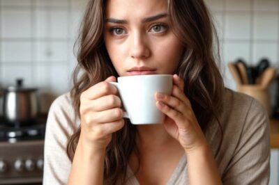 I caught my husband adding sleeping pills to my coffee, poured it out, pretended to be asleep, and was stunned