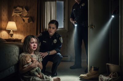 The little girl hugged the doll tightly and said, ‘She was just as scared as I was’ — when the police checked the room, the truth made everyone shudder…