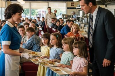 WAITRESS Fed FOUR ORPHAN GIRLS for 10 YEARS — 12 YEARS Later, an SUV STOPPED at Her DOOR…. On a rainy night in a small town ch2