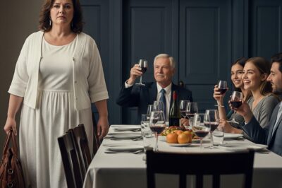 Just before our guests arrived, my husband sneered at me, calling me a ‘f;at pig.’ I held my tongue—but what I did next left him completely stunned