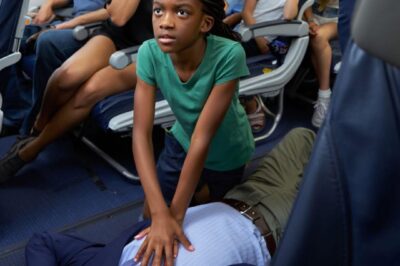 The poor girl saved the millionaire mid-flight. When he looked at her and whispered, “I think I know your father,” he revealed a connection that exposed a shocking, life-long lie.