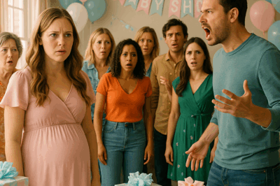 My fiancé recoiled when I mentioned morning sickness at our baby shower and loudly announced… CH2