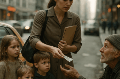Left Alone With Three Children, I Rushed To A Job Interview—But When I Paid The Fare For An Old Man… CH2