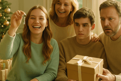 On Christmas morning, my parents smiled and handed my sister a key. ch2