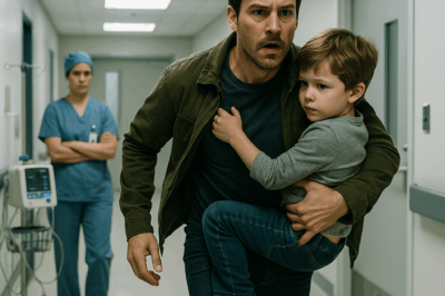 The nurse saw my son’s blood test and locked my wife in the room… I took our son and ran. CH2