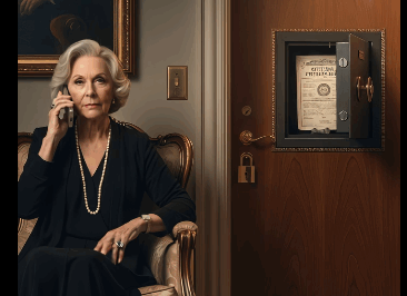 My daughter-in-law locked me in a room in my own mansion, telling everyone I was “confused.” She didn’t know the deed proving I owned the entire estate was hidden in that very room. As she hosted a lavish party downstairs, I called my lawyer. “Serve the eviction notice now,” I said. “Let’s give her guests a real show.”