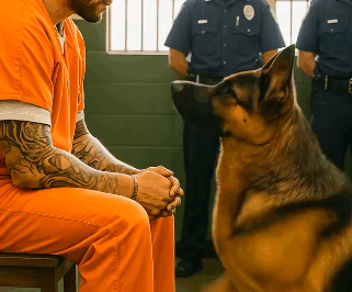 A Prisoner’s Final Wish Was To See His Dog — But When The German Shepherd Broke Free And Rushed Into His Arms Something Strange Happened