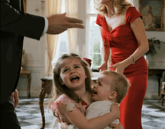 Little Girl Sob And Begging “ Don’t Hurt Us”. Suddenly Her Millionaire Father Visit Home And Shout…