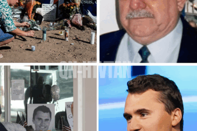 “He was all I had left, and now he’s gone” – Charlie Kirk’s father collapses at Phoenix memorial, clutching a framed photo as mourners freeze in silence, their tears marking one of the most haunting scenes the city has ever witnessed