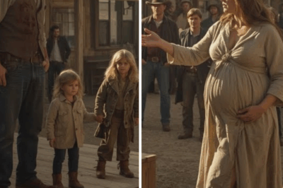 Pregnant Widow Bought Wounded Rancher And His 2 Children at Auction, Then He Married Her Next Week.CH2