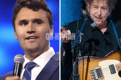 “He whispered like a prophet, and the room froze before the echo landed” – Bob Dylan’s shocking twelve-word remark on Charlie Kirk EXPLODES into a cultural earthquake, splitting fans, drawing fury and awe, and leaving the world questioning whether his legacy now carries a darker edge