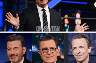 “They expected jokes, but he delivered judgment” – Stephen Colbert’s stunning last words REVEAL a network cover-up as late-night titans march onto the stage in silence, leaving millions speechless and fueling fears of a blacklist that could shatter television’s future forever