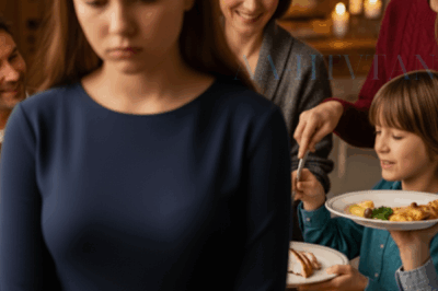 “Mom smiled and served turkey to everyone at the table—except me. When I asked, she said there wasn’t enough… but my brother’s girlfriend got seconds.” 😳