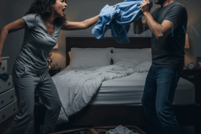 “Pack your things and leave!” shouted Valerie, hurling her husband’s shirt into his face. “I’ve had enough of looking at you!”