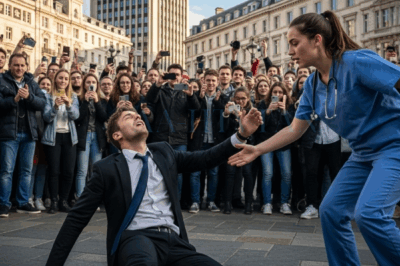 “No One Helped the CEO… Until a Girl Stepped In with Professional First Aid Skills”