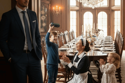 The Millionaire Came Home Early — And What He Saw His Maid Doing With His Kids Made Him Cry
