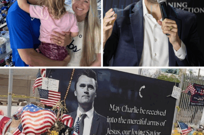 The entire room wept when Charlie Kirk’s 3-year-old daughter approached his coffin — and in a moment of defiance against her in-laws, Erika let the little girl gaze upon her father’s face for one final goodbye. But it was the child’s innocent words that followed which left the whole hall stunned in awkward silence — words so pure, so unfiltered, that even the cameras seemed to hesitate….
