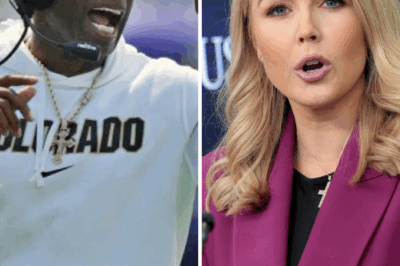 SHOCK ON LIVE! Karoline Leavitt ATTACKS Coach Deion Sanders — AND GETS “KNOCKED DOWN” IN FRONT OF MILLIONS! 💥