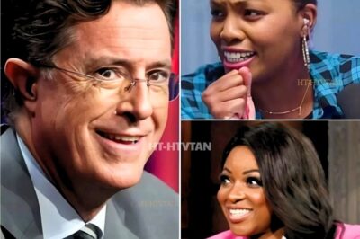 “CBS Said He Was Finished — Colbert Just Sent Them the Funeral Flowers” In a twist no one saw coming, Stephen Colbert — the man CBS quietly pushed off The Late Show — has roared back onto the scene with a brand-new talk show, arm-in-arm with rising political firebrand Jasmine Crockett. Forget polite goodbyes; Colbert’s opening shot was a grinning declaration: “We don’t need CBS’s permission anymore.” Within hours, Hollywood group chats lit up, network executives stopped mid-meeting, and late-night rivals began sweating under the studio lights. This isn’t just a comeback — it’s a revenge tour with a co-host who can go viral before the first ad break. And if Colbert’s promise to “change late-night TV forever” holds true, CBS might soon wish they’d kept him… if only to stop him from burning down the house they built. F.u.l.l s.t.o.ry 👇👇
