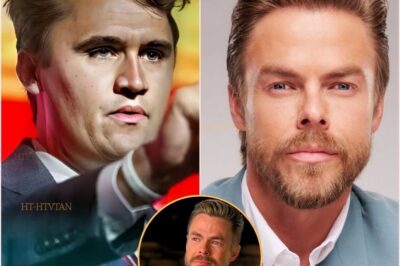 Derek Hough Leaks Heartbreaking Final Text Messages From Charlie Kirk Before the 31-Year-Old Activist Was Assassinated  Acclaimed dancer and television personality Derek Hough revealed a surprisingly tender and emotional side when he disclosed the final texts from Charlie Kirk before the assassination. The 39-year-old, usually known for his energetic performances and charismatic presence on stage, appeared somber and reflective as he read: “They’re watching me. If I fall, don’t let my voice die.”  Seeing Hough moved to tears contrasted sharply with his public persona as a confident entertainer, making the tragedy even more haunting.
