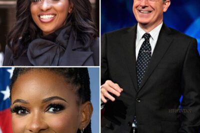 BREAKING: “IF CBS HAD SEEN THIS COMING… THEY DEFINITELY WOULDN’T HAVE LET COLBERT GO.” AFTER THE LATE SHOW WAS CANCELED, STEPHEN COLBERT TEAMED UP WITH JASMINE CROCKETT FOR A NEW EXPLOSIVE SHOW — COULD THIS BE THE FUTURE OF LATE-NIGHT TELEVISION? In a surprising turn of events, Stephen Colbert, following the abrupt cancellation of The Late Show, has announced a bold new partnership with none other than Jasmine Crockett for a groundbreaking new program. Could this dynamic duo redefine the landscape of late-night television? The reunion of these two media powerhouses has made waves, and fans are wondering whether CBS is now regretting letting Colbert go…