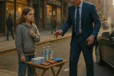 Billionaire sees familiar necklace on a poor girl selling goods on the roadside and the story behind it makes him regret…CH2