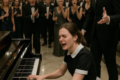 He ordered the maid to play the piano in front of everyone to humiliate her — but when she began, no one expected what happened.CH2