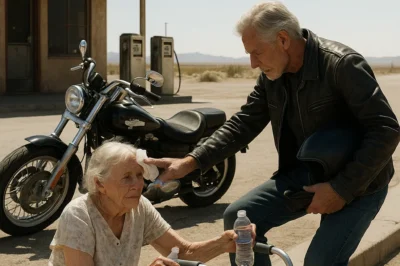 Biker found me crying at gas station when my own daughter drove away to let me die.CH2