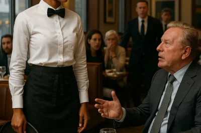 “Get Down on Your Knees and Clean My Shoes Right Now!” the Billionaire Shouted at the Black Waitress but Her Reply Left Him Stunned…CH2