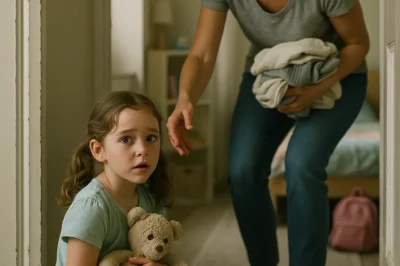 I was folding laundry in the hallway when I froze. From my 5-year-old daughter’s room came the softest whisper, her little voice carrying words that made my stomach drop.CH2