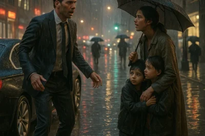After A Passionate Night With A Poor Maid 10 Years Ago, The Billionaire Unexpectedly Met Her And Her Two Twin Children Begging In The Rain And The Ending…