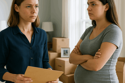‘You need to move out. I’m pregnant and can’t have an outsider in MY home.’ That’s what she said. In MY house. That I bought with MY parents’ life insurance. CH2