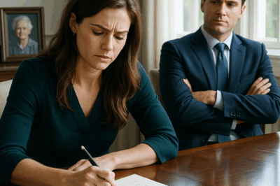 Husband Made Me Sign Postnup Before His Dad Died—He Didn’t Know I Spoke to His Grandmother. CH2