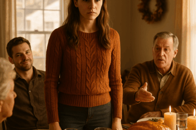‘You can move to the laundry room or leave,’ my dad announced at thanksgiving dinner. ‘You understand, don’t you?’ my brother smirked. I walked out. But days later, dad panicked: ‘Wait… Camila covered everything?