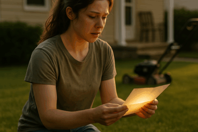 CH2. She Mowed Her Sick Neighbor’s Grass All Summer. The Letter He Left Revealed Everything…