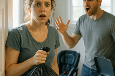 CH2. When I threw away the child seat my mil gave us, my hubby yelled, ‘Mom gave that to us!”