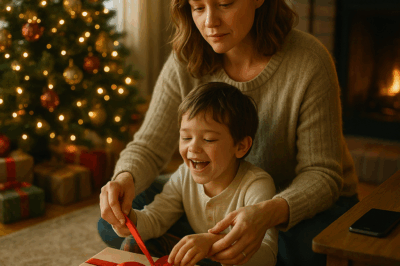 CH2. I adopted my nephew after my sister died. Christmas came. My mother-in-law said, “Only real…