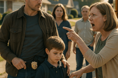 HOA Karen Confronted My Child at the Bus Stop—She Didn’t Know I’m the Police Chief!