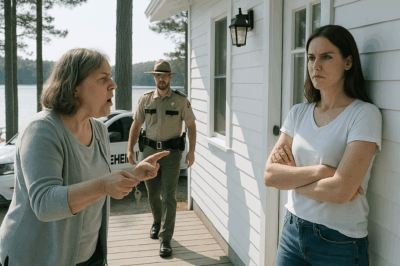 CH2. HOA Karen Calls 911 After Her “Master Key” Can’t Open My Lake Cabin — Unaware My Son Is The Sheriff!