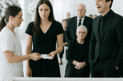 CH2. My Brother Laughed at My Father’s Funeral—Then a Nurse Handed Me an Envelope That Changed Everything