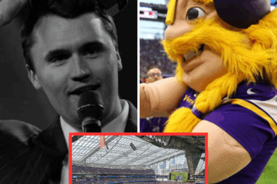 The Minnesota Vikings have shocked the NFL world by announcing that U.S. Bank Stadium will host a public memorial for the late activist Charlie Kirk on September 21. The state-of-the-art dome, with over 66,000 seats, will open free of charge, allowing fans to witness a powerful 15-minute tribute as Kirk’s images and words are broadcast on the stadium’s massive screens. The official poster, already spreading like wildfire online, reads: “Join us in celebrating the remarkable life and enduring legacy of Charlie Kirk, an American legend.” Observers say this could etch the Vikings into a historic chapter the NFL has never seen before…
