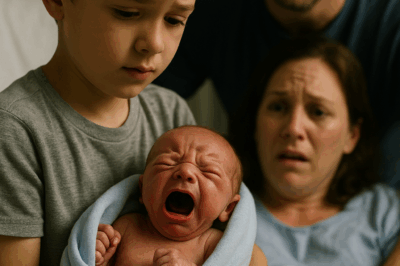 Placed gently in his brother’s arms, the stillborn baby suddenly let out a piercing cry that shook the room.