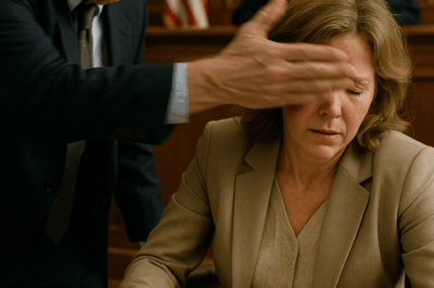In court, Dad slapped Mom and called her “useless.” As she trembled over the divorce papers, I stood, removed my Green Beret, and said, “Your Honor, please check the last page.” The courtroom went silent — and Dad’s face drained of color…