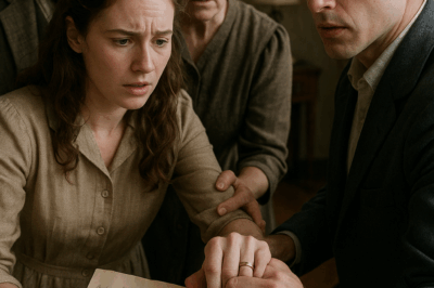 His family said our love was fake and tried to take his ring. But when I showed his letters to his captain, everything I believed shattered.