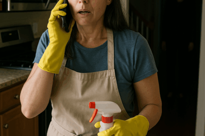 ch2-😨 The cleaner whispered, “Ma’am… is anyone else supposed to be here?” My heart stopped. “No — why?” Her voice trembled: “Because there’s a woman upstairs.”