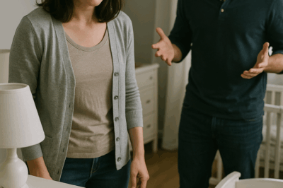 ch2-“You Gave Our Baby’s Money to YOUR MOTHER?” Claire froze, staring at the empty dresser. Mark stammered, “She knows how to invest it… for Leo’s future.” Her voice cracked — “Without even asking me?” His silence was the answer. That night, she didn’t scream. She planned. And when his mother returned from her cruise, Claire placed an envelope on the table — with a message that left everyone speechless.